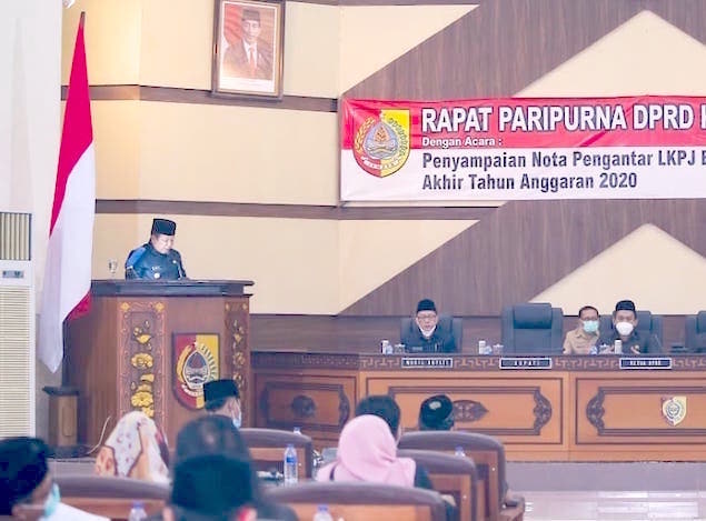 Demi Kebaikan Jember, Bupati Hendy Siswanto Sampaikan LKPJ TA 2020